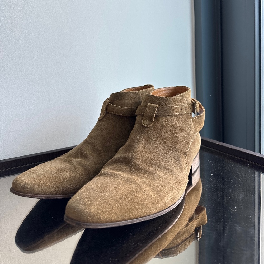 Saint Laurent Cropped Jodhpur Boots